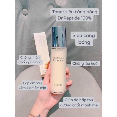 Nước Hoa Hồng DR.PEPTI+ Centella Toner - 180ml