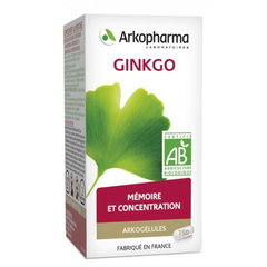 Thực phẩm chức năng Viên uống bổ não, tăng cường trí nhớ Ginkgo Arkopharma 150v
