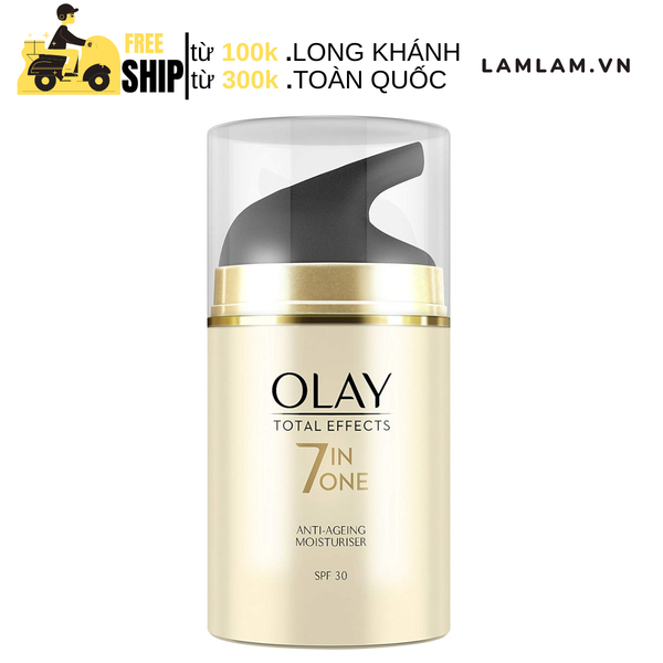 Kem Dưỡng Trắng Mờ Thâm Olay Total Effects 7 in 1 Anti Ageing Moisturiser SPF15 50ml