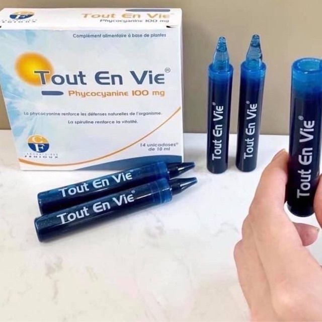 TẢO UỐNG Tout En Vie 100mg 14ống x 10ml