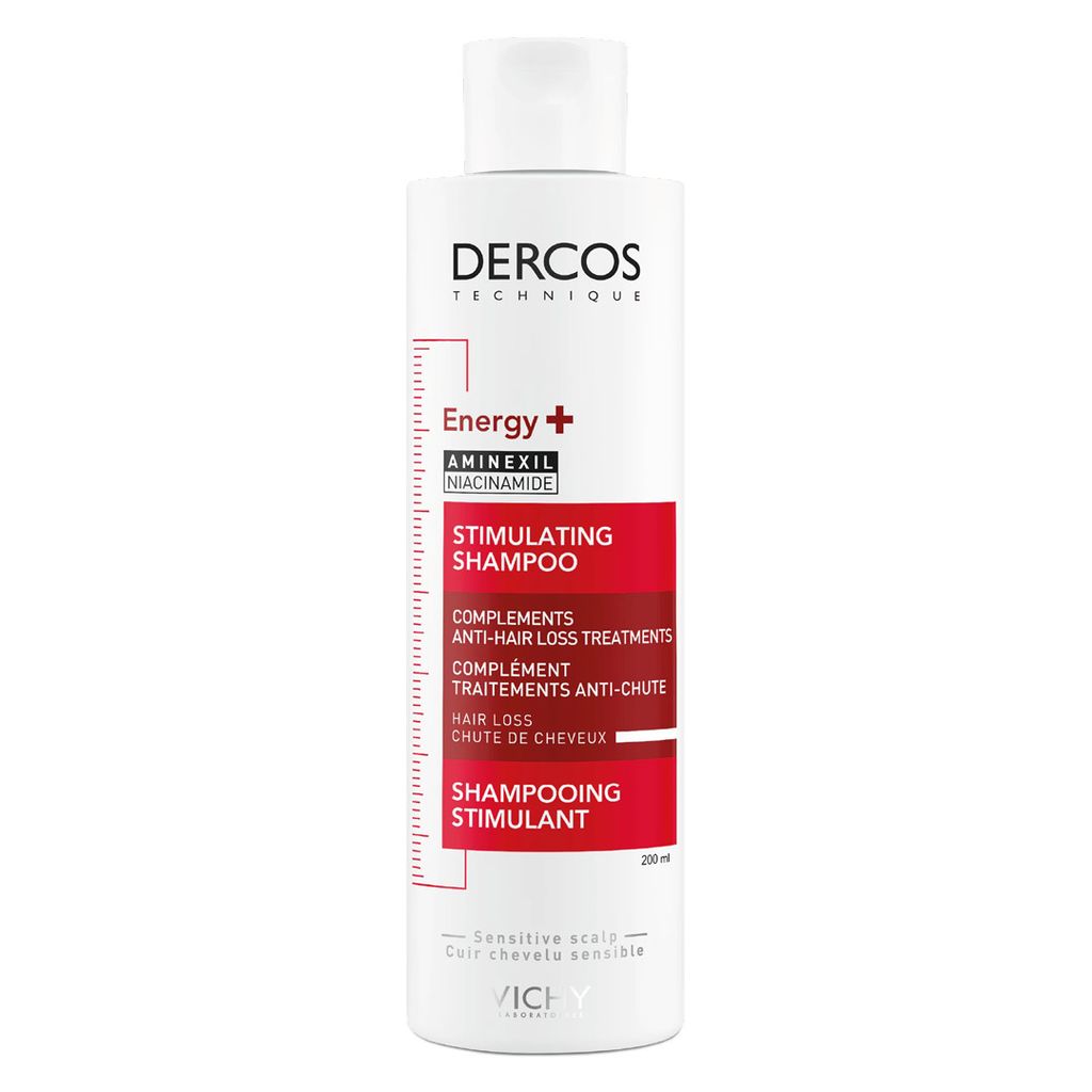 Dầu Gội Tăng Cường Dưỡng Tóc, Giảm Tóc Rụng Vichy Dercos Technique Energising Shampoo Targets Hairloss 200ml