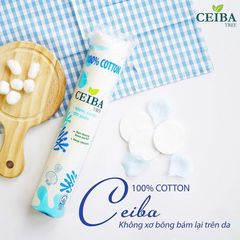 Bông Tẩy Trang Ceiba 100% Chất Liệu Cotton 120 Miếng 45k SALE 26K
