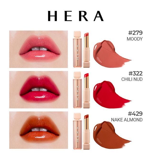 Son Dưỡng Môi Có Màu Hera Sensual Spicy Nude Balm #429 Naked Almond