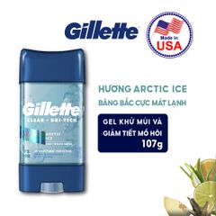 Gel Khử Mùi Gillette Giảm Tiết Mồ Hôi Hương Arctic Ice 107g