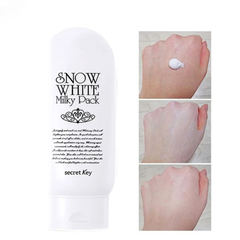 Kem Ủ Trắng Da Dành Cho Mặt Và Cơ Thể Secret Key Snow White Milky Pack 200g