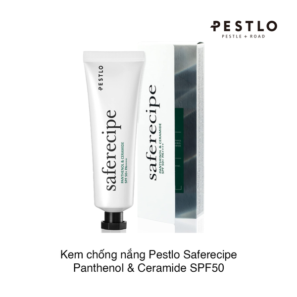 Kem Chống Nắng Pestlo Saferecipe Panthenol & Ceramide Spf50 - 50Ml