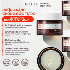 Kem Dưỡng Làm Sáng Xoá Thâm Dưỡng Trắng Vitamin C Neogen Dermalogy Real Vita C Cream