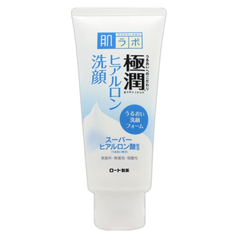 Sữa Rửa Mặt Rohto Hadalabo Gokujyun 100g ( Tuýp ) - Hatomugi ( Xanh Dương )