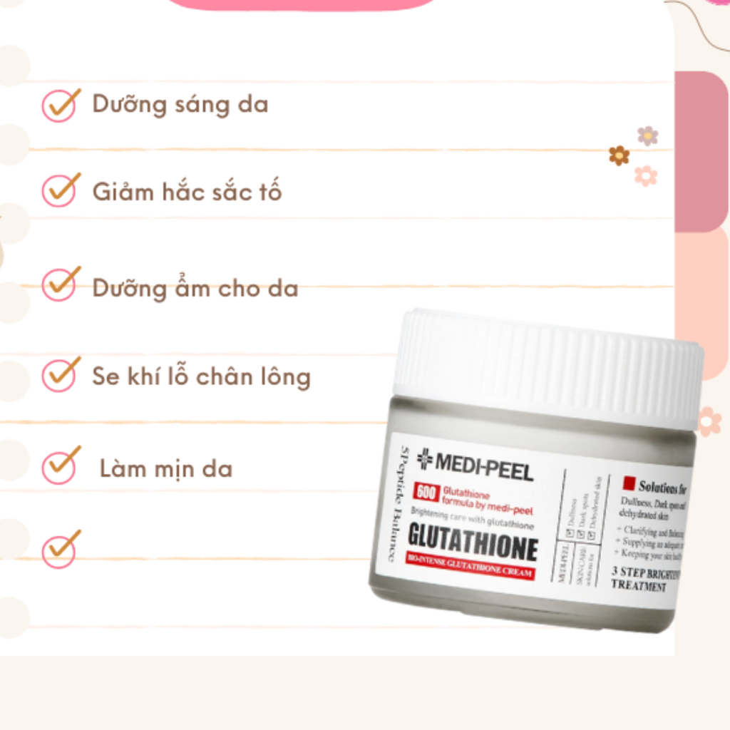 Kem Dưỡng Trắng Da Medi-Peel Bio-Intense Glutathione White Cream