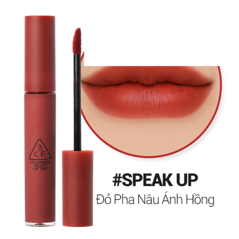 Son kem Son 3CE Velvet Lip Tint - Speak Up