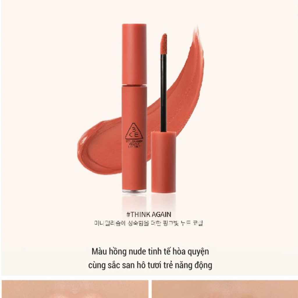 Son 3CE-Velvet Lip Tint- # THINK AGAIN