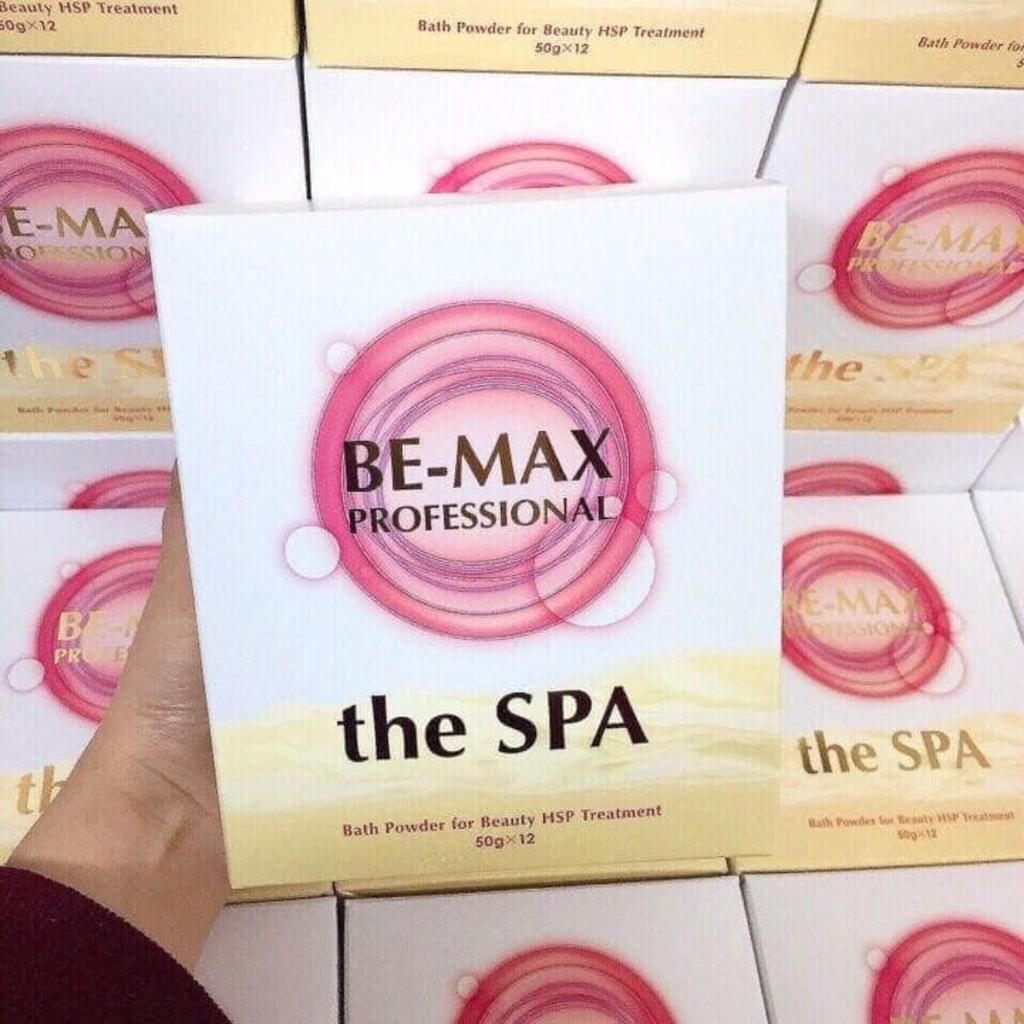 Bột tắm trắng Be-Max The Spa Bath Powder Nhật Bản hộp 12 gói