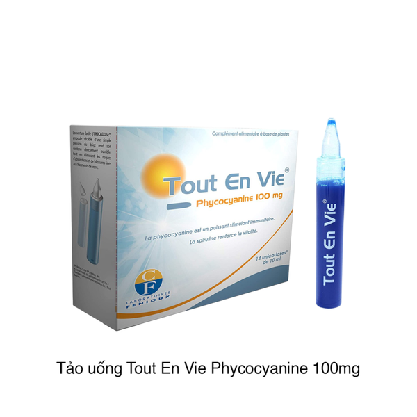 TẢO UỐNG Tout En Vie 100mg 14ống x 10ml