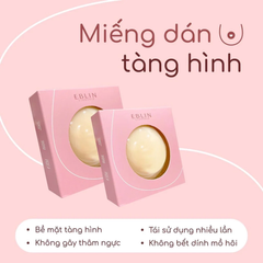 Miếng Dán Ngực Silicon Nhiệt Tự Thân Eblin Lingerie Hộp 3 Cặp