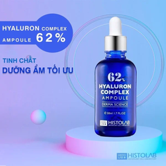 Tinh Chất Cấp Ẩm Phục Hồi Da Histolab 62% Hyaluron Complex Ampoule Derma Science 50ml