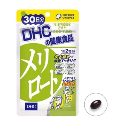 DHC Melilot Hỗ Trợ Giảm Mỡ Đùi 30 Ngày 60 Viên+ túi lam