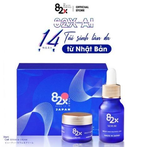 Bộ Đôi Tái Sinh Làn Da 82X AI Stem Cell Serum & Cream