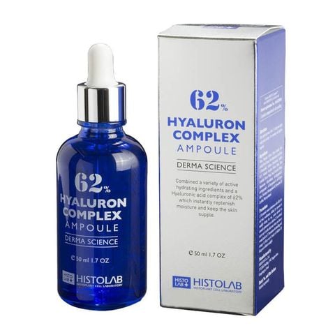 Tinh Chất Cấp Ẩm Phục Hồi Da Histolab 62% Hyaluron Complex Ampoule Derma Science 50ml