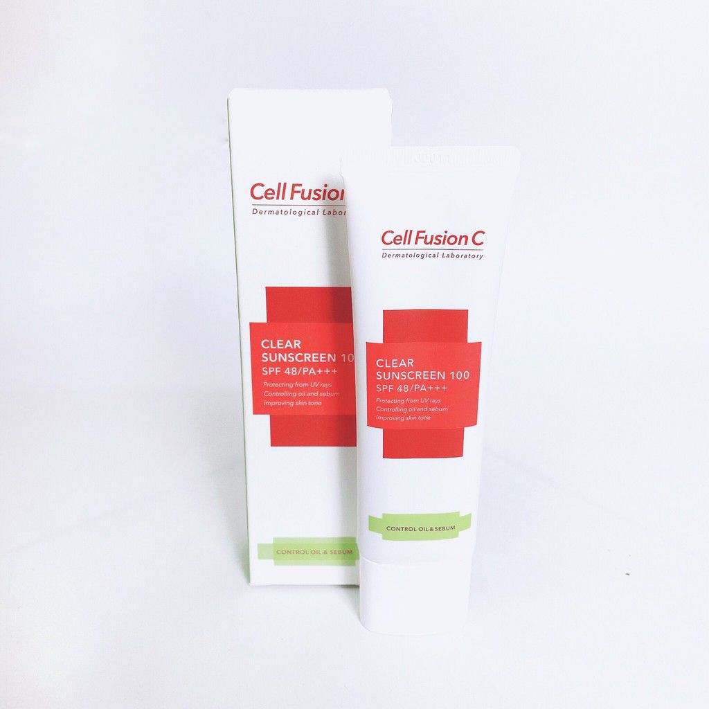 Kem Chống Nắng Cell Fusion C Advanced Clear Sunscreen 100 Spf50 50ml