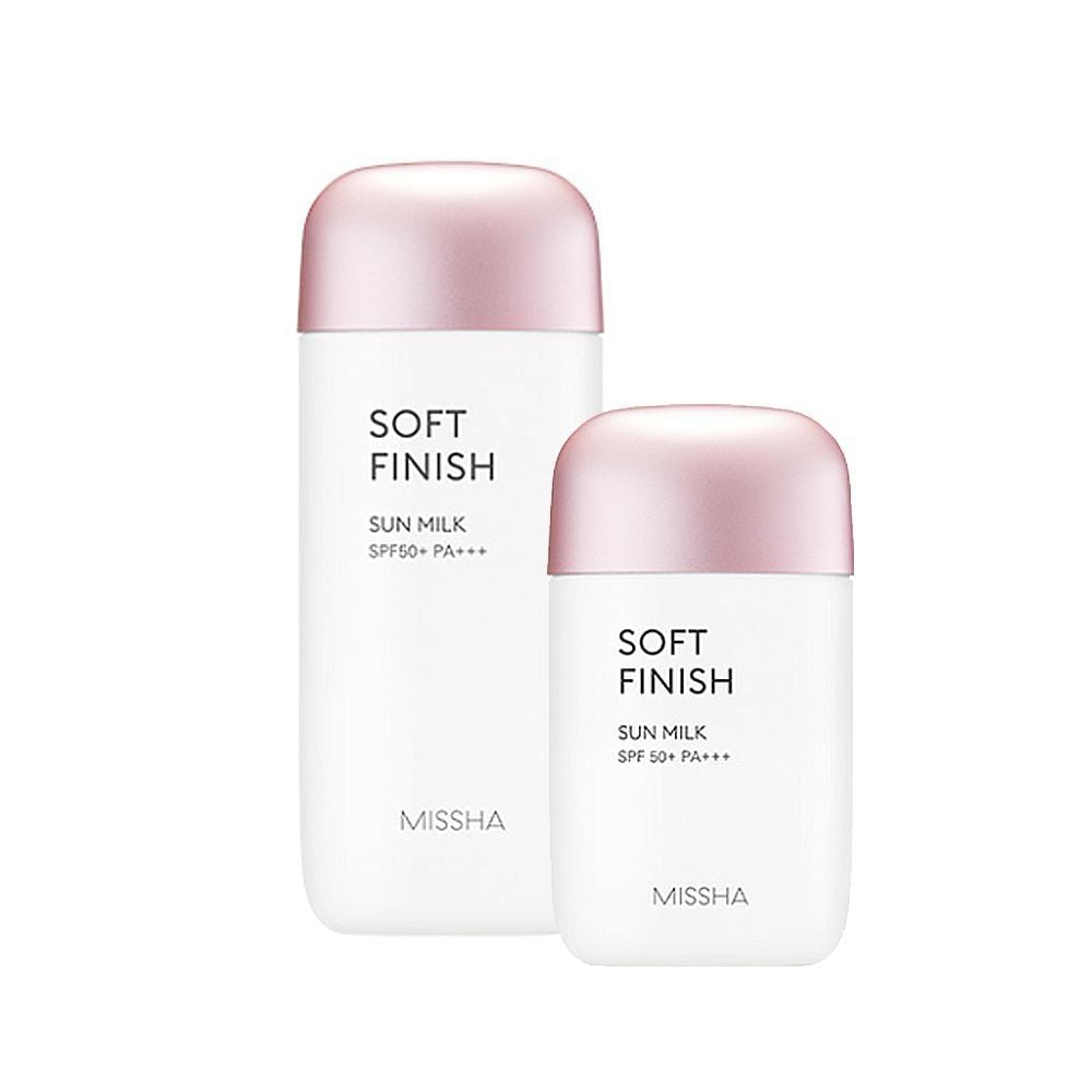 Kem Chống Nắng Missha Soft Finish Sun Milk (màu hồng)