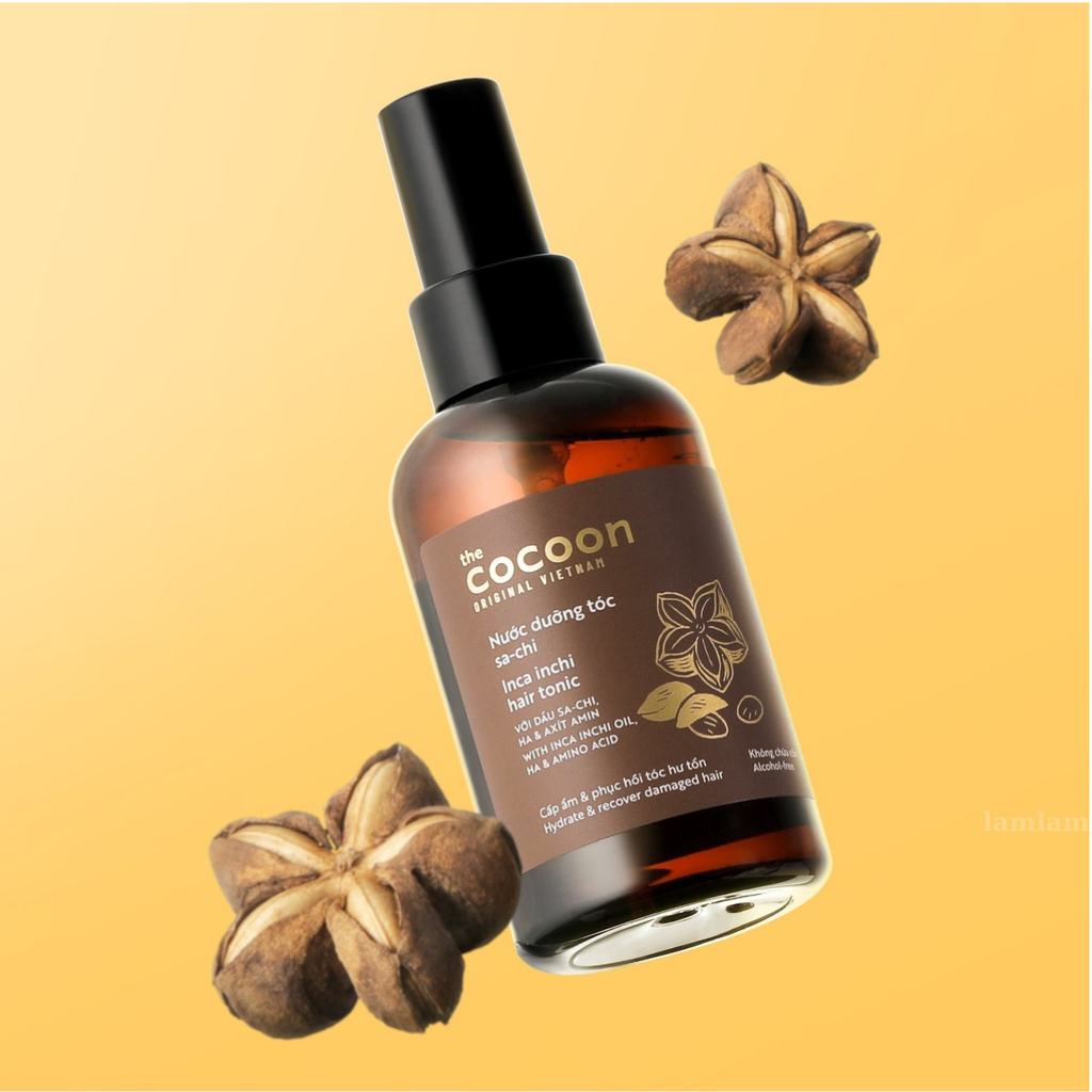 Nước Dưỡng Tóc Sa-Chi Cocoon Inca Inchi Hair Tonic 140ml