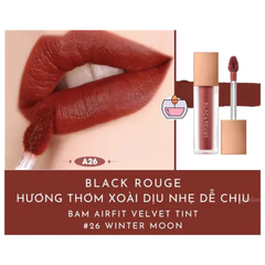 Son Kem Lì Black Rouge A26 Winter Moon Nâu Trầm Pha Cam 4.5g version 5