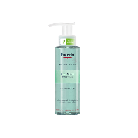 Gel Rửa Mặt Giảm Mụn Eucerin Pro ACNE Solution Cleansing Gel 200ml