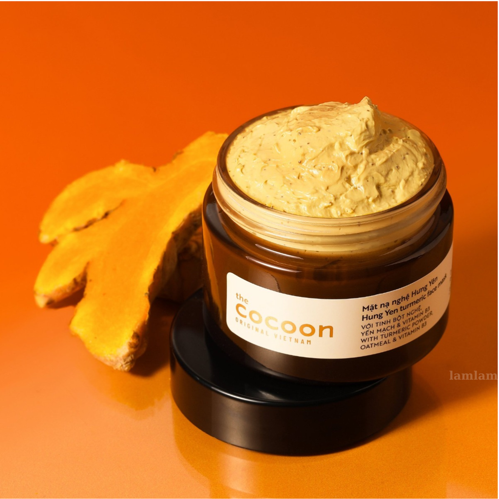 Mặt Nạ Sáng Mịn Da Nghệ Hưng Yên Cocoon Hung Yen Turmeric Face Mask