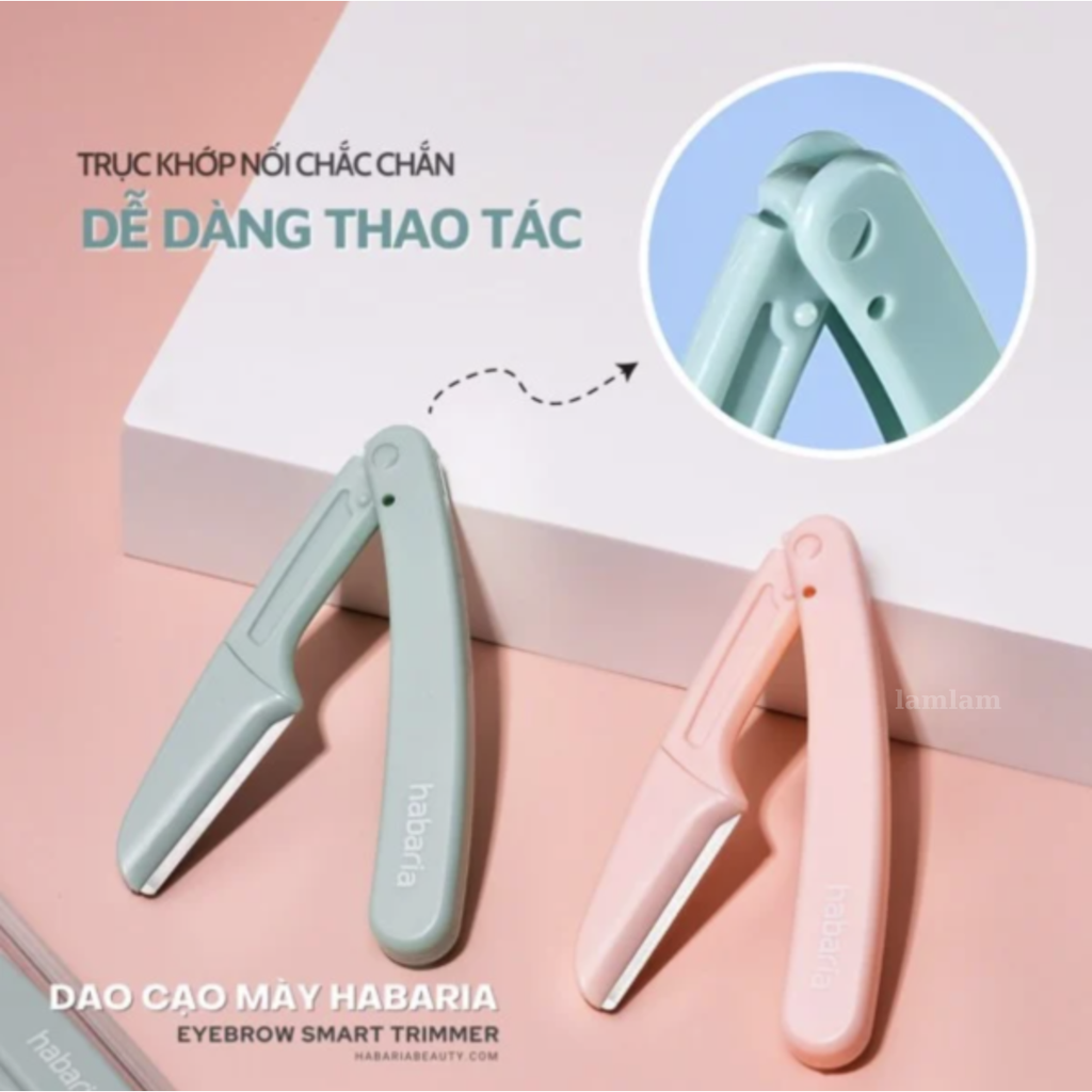 Set 3 dao cạo lông mày Habaria Eyebrow Smart Trimmer