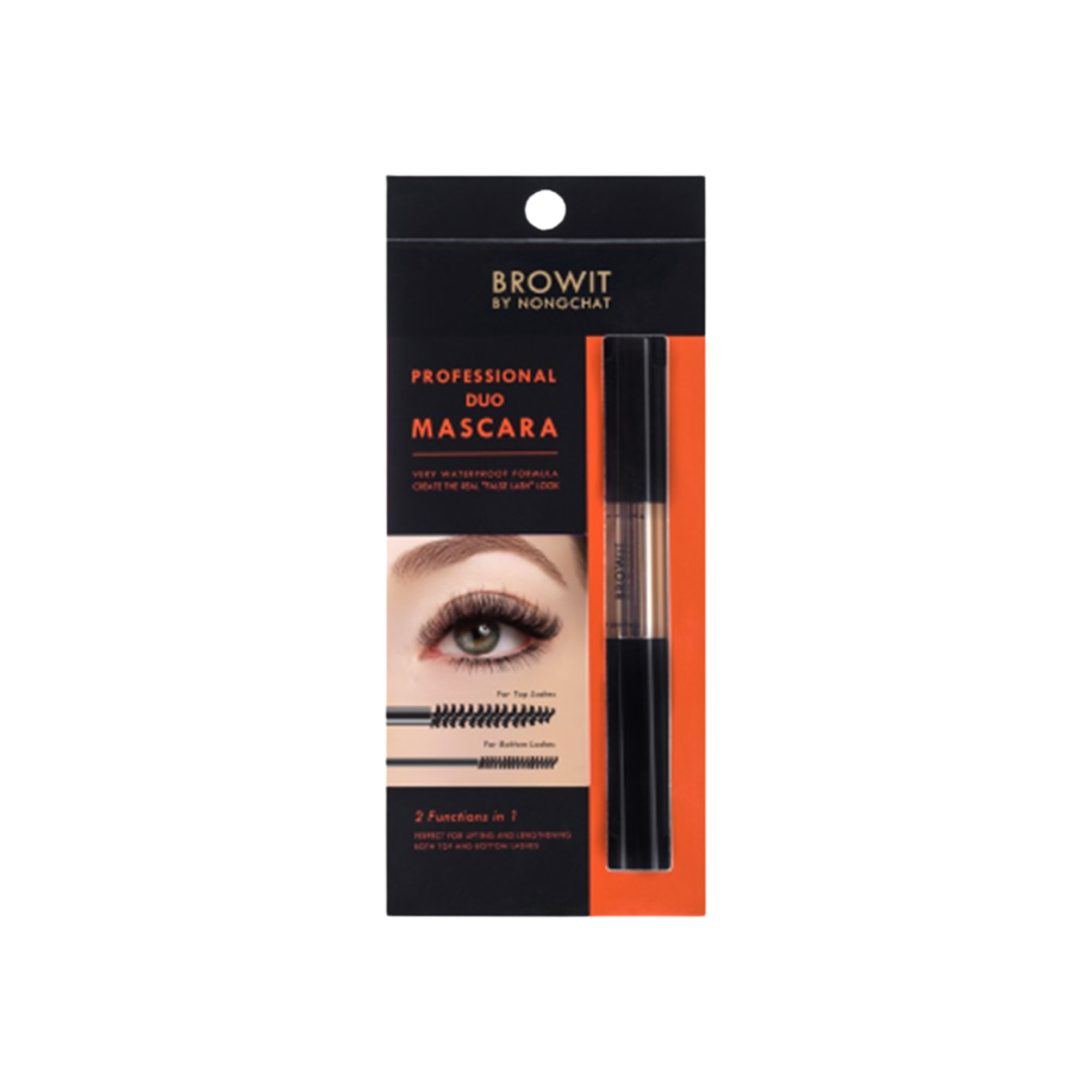 Mascara 2 Đầu Professional Duo Mascara #Sexy Black BROWIT 4Gr