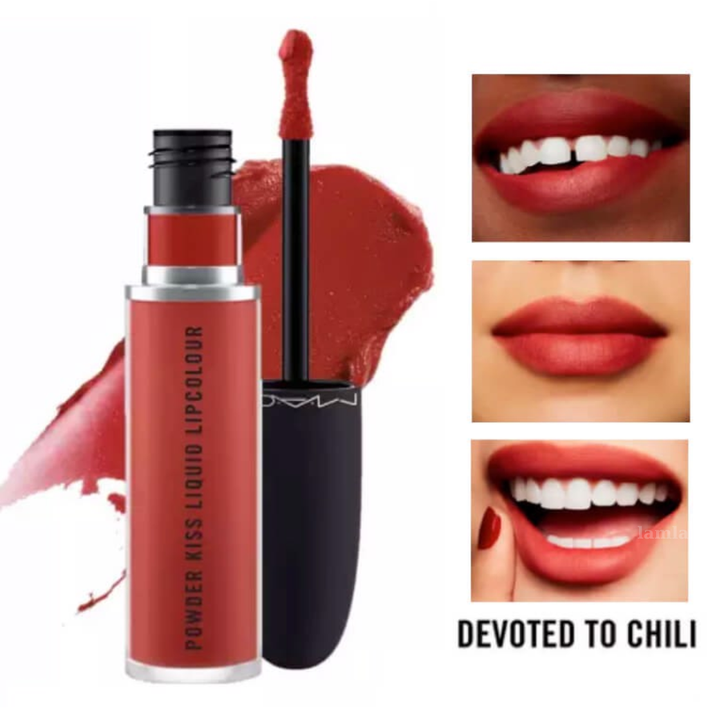 Son kem lì MAC Power Kiss Liquid LipColour màu 991 Devoted To Chili 5ml