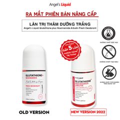 Lăn Khử Mùi Dưỡng Trắng Giảm Thâm Angel's Liquid Glutathione + Niacinamide Arbutin Fresh Deodorant