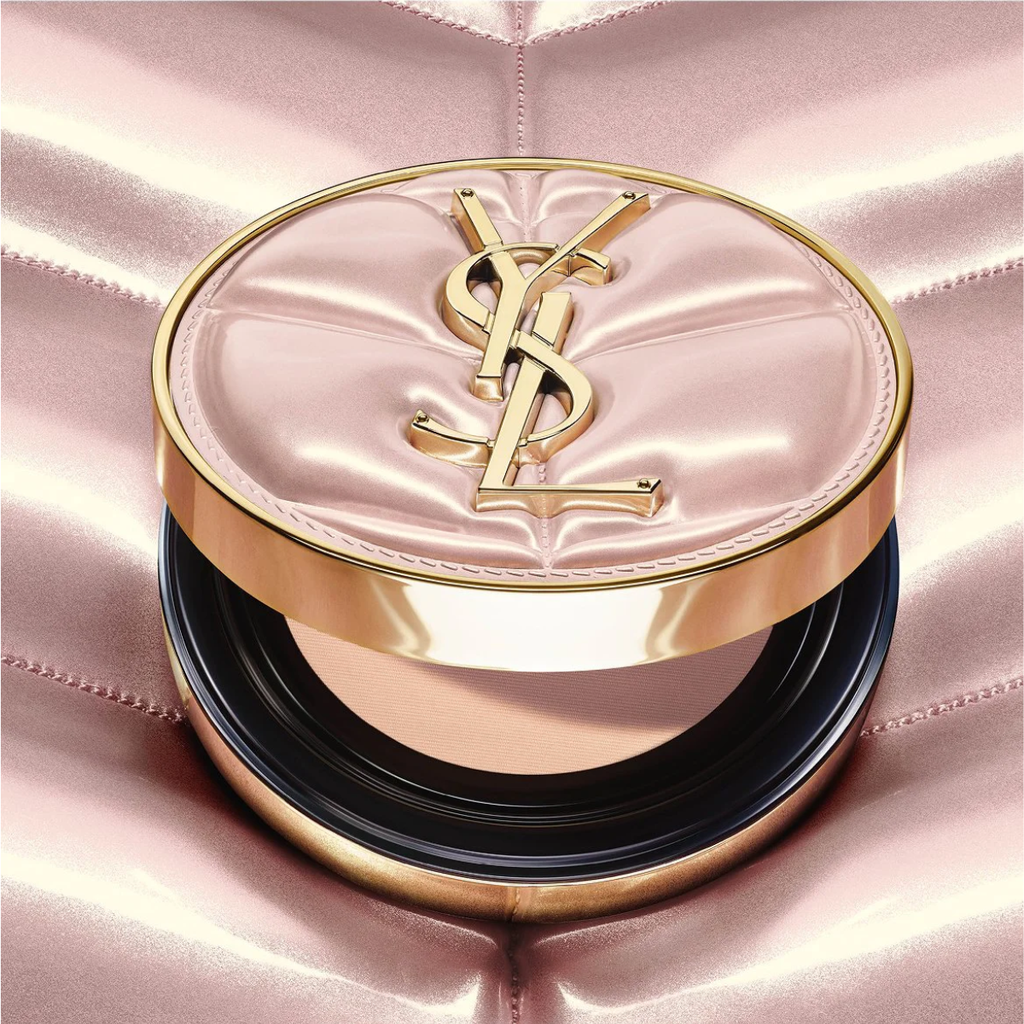 Phấn Nước YSL Touche Eclat Glow-Pact Cushion High Cover Mesh Foundation Couture Collection SPF23/PA++ (Vỏ Hồng)