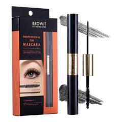 Mascara 2 Đầu Professional Duo Mascara #Sexy Black BROWIT 4Gr