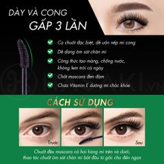 Mascara Browit Uốn Cong Và Dày Mi Màu Sexy Black 6g 220K SALE 129k