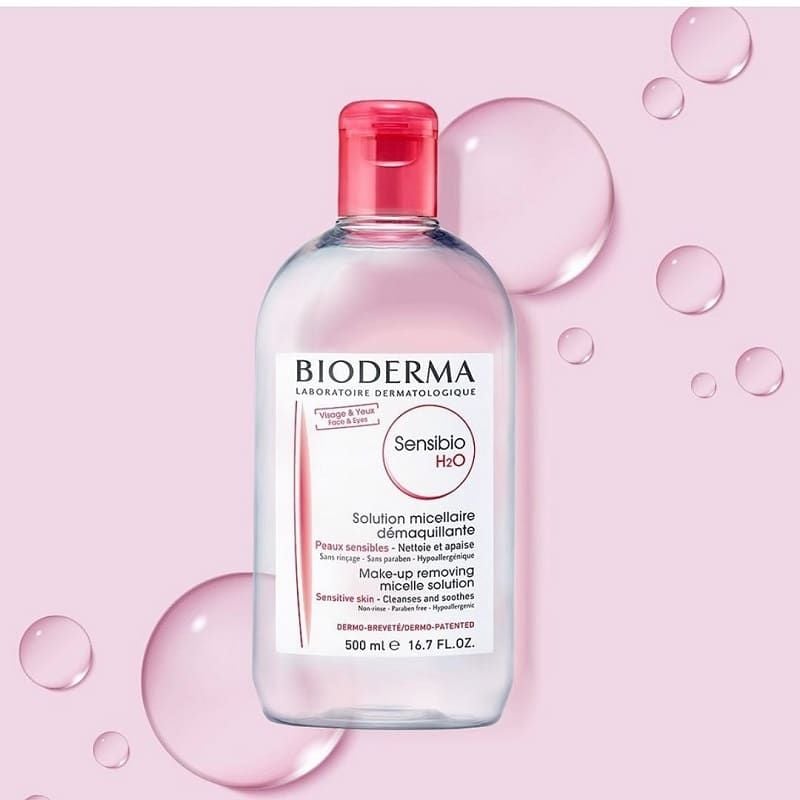 Nước Tẩy Trang Bioderma Dành Cho Da Nhạy Cảm 500ml Sensibio H2O