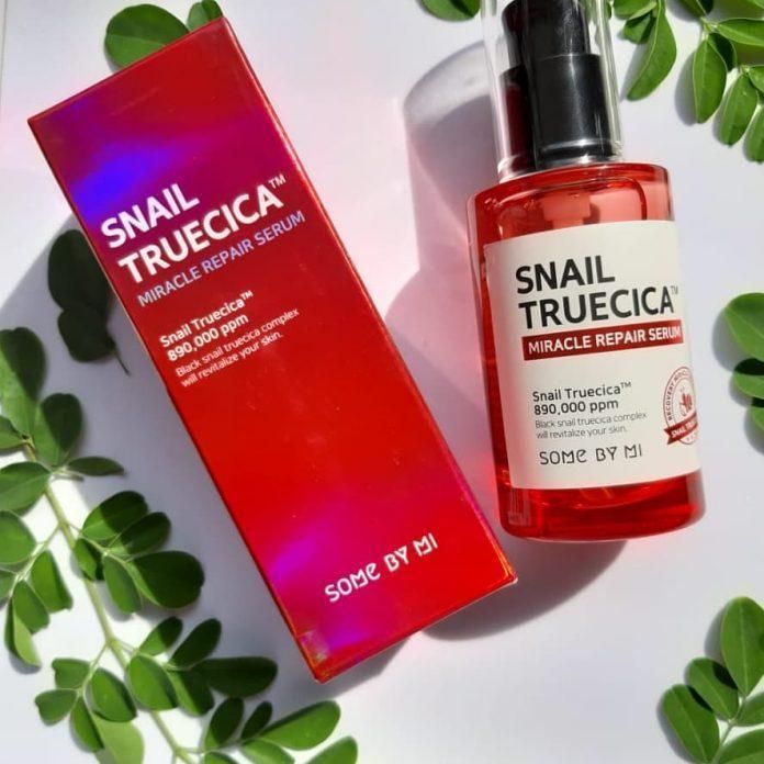 Tinh Chất Ốc Sên Phục Hồi Cải Thiện Thâm Sẹo Some By Mi Snail Truecica Miracle Repair Serum 50ml