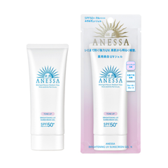 Gel chống nắng sáng da, nâng tông Anessa Tone Up Brightening UV Sunscreen Gel SPF50 - Nhật 90g