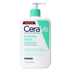 Sữa rửa mặt CeraVe Foaming Cleanser - Da Dầu - (Full 4 Size)