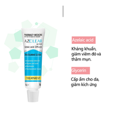 Kem Trị Mụn Azclear Action Medicated Treatment Lotion Azelaic Acid 20% 25g
