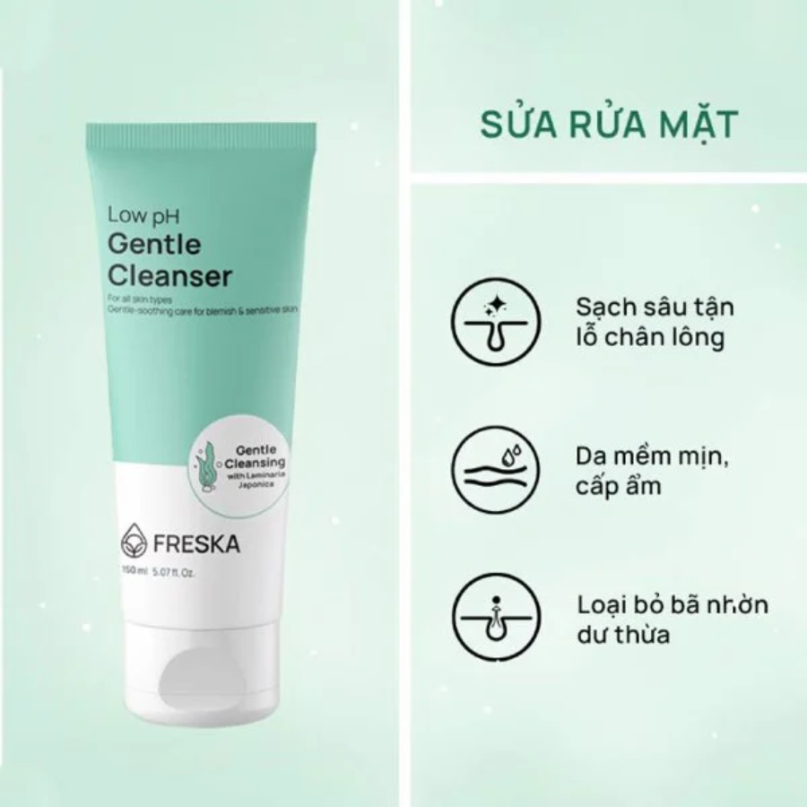 Sữa Rửa Mặt Dịu Nhẹ Freska Low Ph Gentle Cleanser 150ml