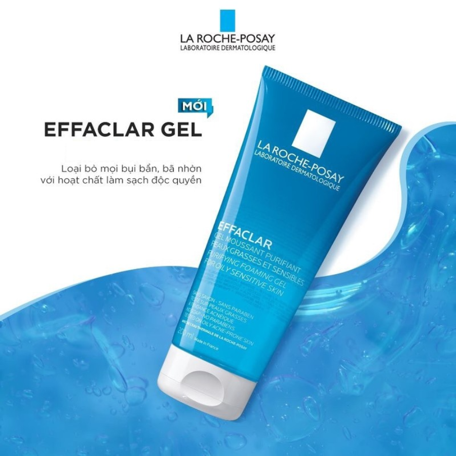 Gel Rửa Mặt La Roche-Posay Tạo Bọt Effaclar Purifying Foaming Gel For Oily Sensitive Skin Cho Da Dầu, Nhạy Cảm 200ml