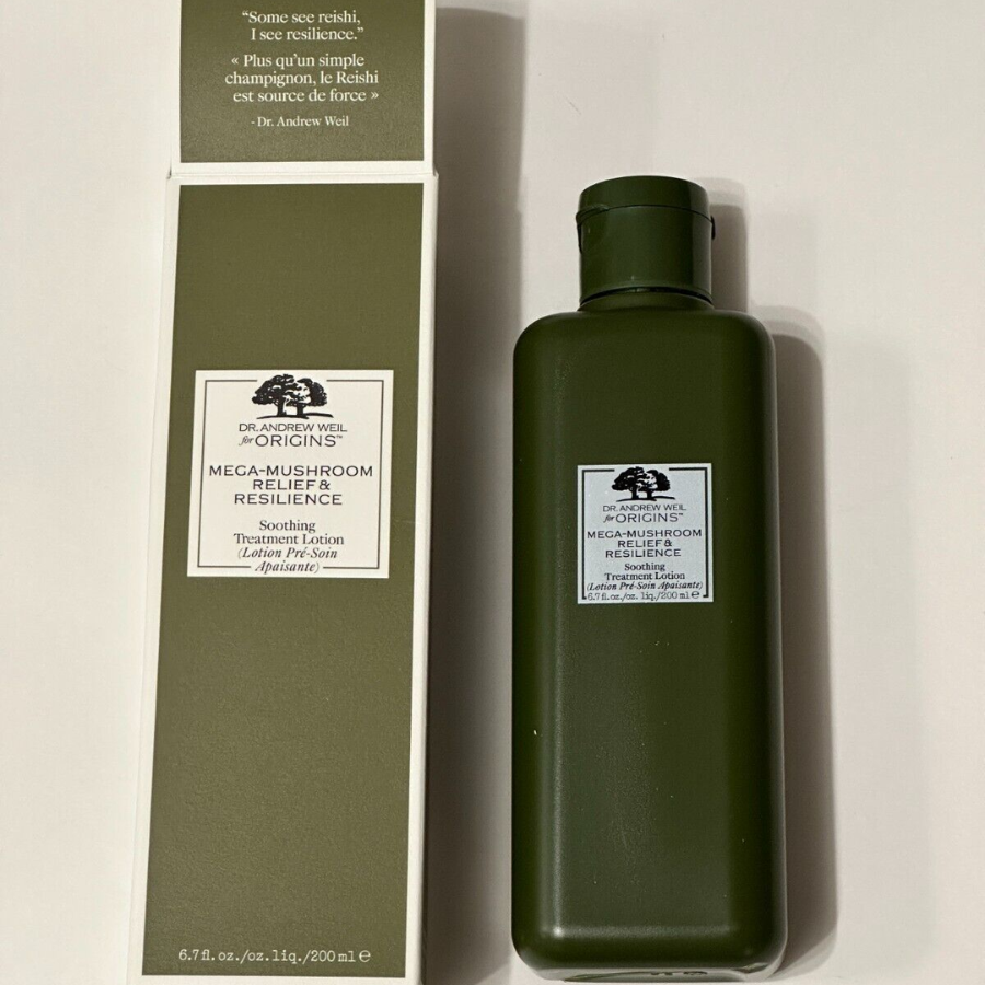 Nước Hoa Hồng Origins Mega-Mushroom Relief & Resilience Soothing Treatment Lotion 200ml