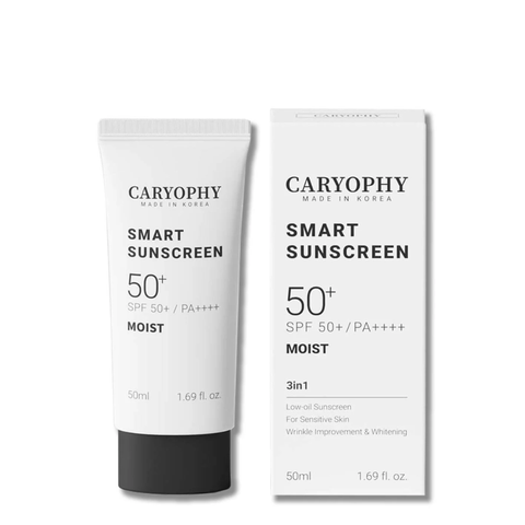 Kem Chống Nắng Dưỡng Ẩm, Ngừa Mụn Caryophy Smart Moist Sunscreen 50ml