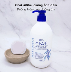 Sữa dưỡng thể trắng da chiết xuất ý dĩ 400ml Nhật Bản (220k SALE 139k)