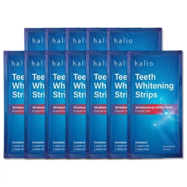 Miếng Dán Trắng Răng Halio White Teeth Whitening Strip