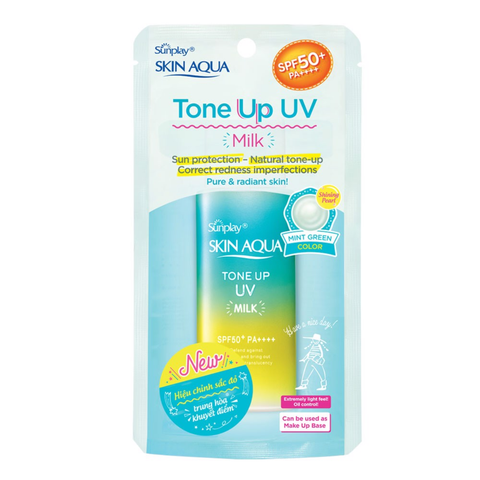 Chống nắng Skin Aqua Tone Up UV Milk 50g (Mint Green)
