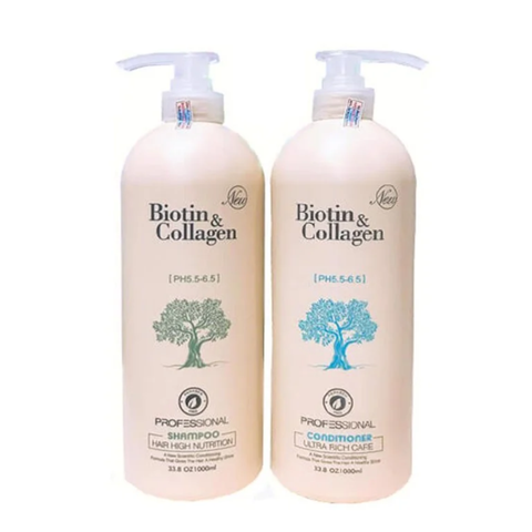 Dầu Gội Xã Biotin Collagen (Trắng) Phục Hồi Chống Rụng Tóc 1000ml