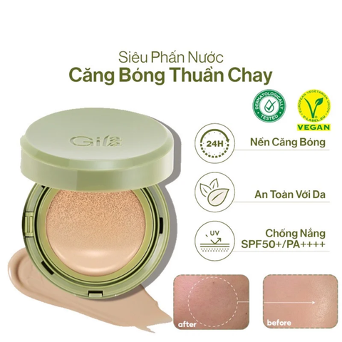 Siêu Phấn Nước Gilaa Super Cover Natural Beige 15g