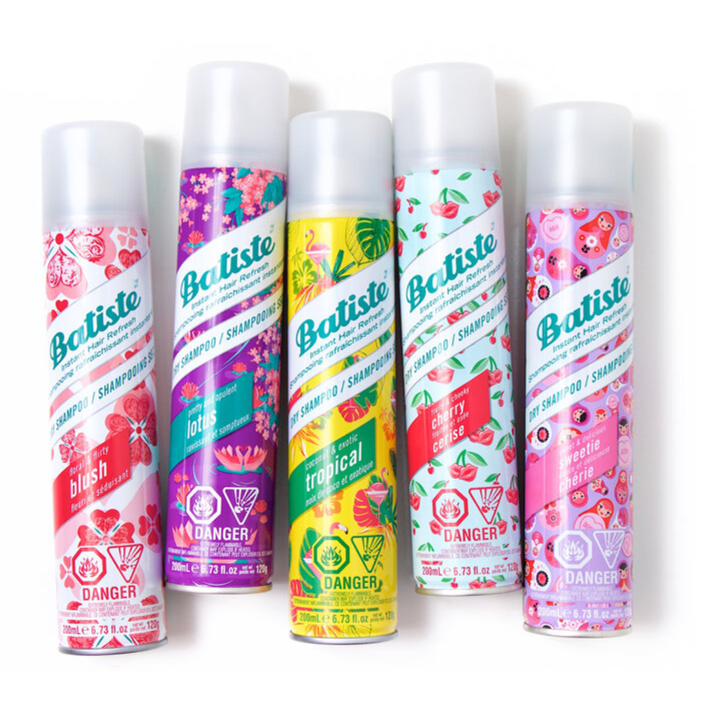 Dầu Gội Khô Batiste Dry Shampoo 200ml Đủ Màu